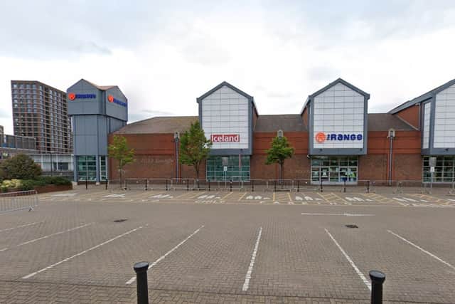 The Range shop in Surrey Quays Shopping Centre in 2022 before its closure