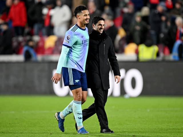 Arteta will have to take a firm stance over Saliba