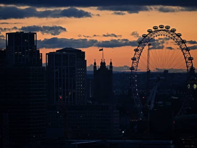 Name a better view than a London sunset, we'll wait! 