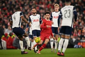 A difficult night for the Spurs defence.