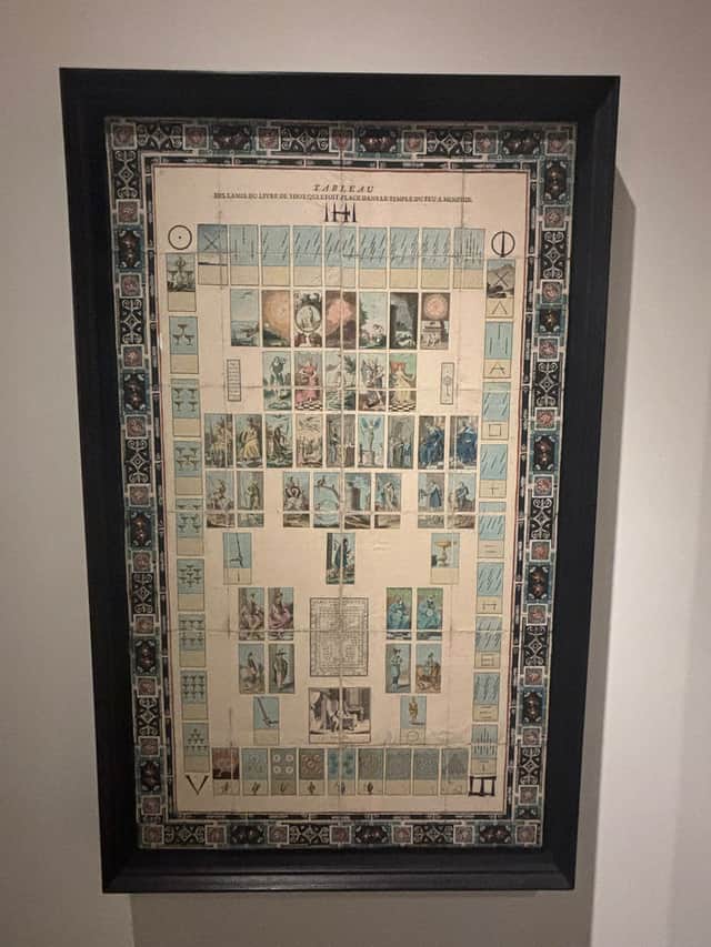 A map of the cards