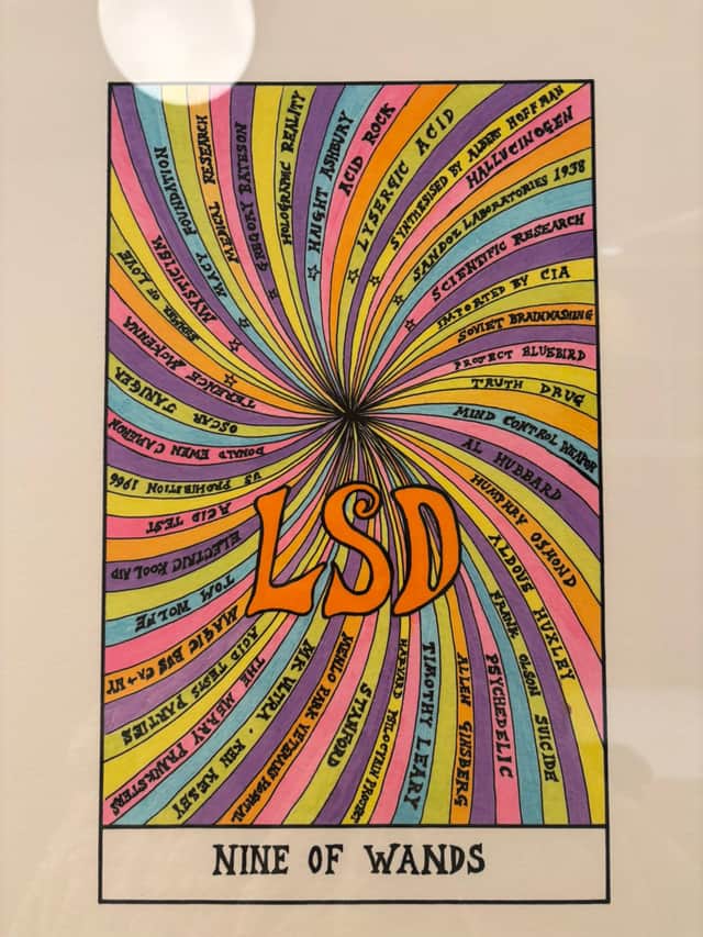 Psychedelic scenes at the Tarot exhibition