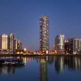The tower on Lombard Road, by the River Thames, would contain up to 147 flats and commercial units on the ground floor