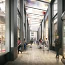 The designs include roof terraces and various mixed-use elements, such as a new pop-up market and a potential music venue or market hall