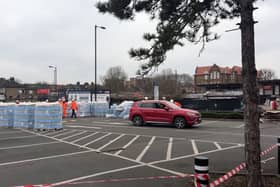 A water bottle drive has been set up for people in South London