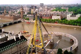 The London Eye wasn’t always a part of the city’s iconic skyline