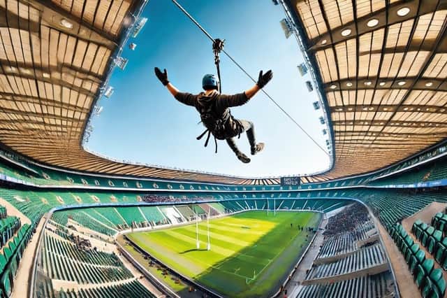First-ever zipline across Twickenham’s Allianz Stadium for families