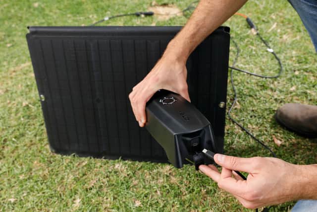 The CTEK solar panel is incredibly handy for staying off grid, but it's disappointingly pricey