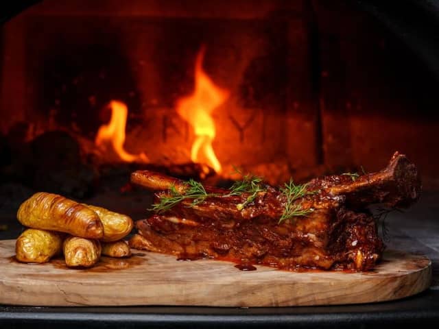 We could definitely sink our teeth into this epic Sunday roast at Ekstedt London