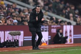 Aston Villa manager Unai Emery.