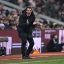 Aston Villa manager Unai Emery.