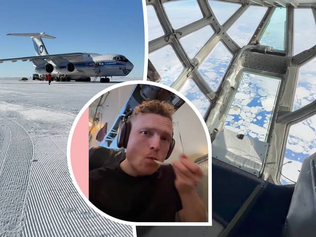 Alex Stead was on an expedition trip to the South Pole and to photograph emperor penguin colonies.