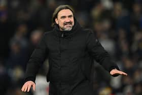 CALM: Message from Leeds United boss Daniel Farke, above.