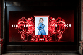 Levi's has taken over the Selfridge's window display