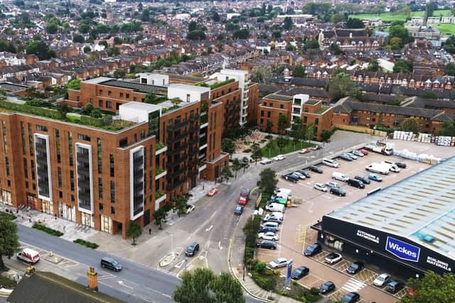 Developers had previously been given consent to built 238 flats on the site