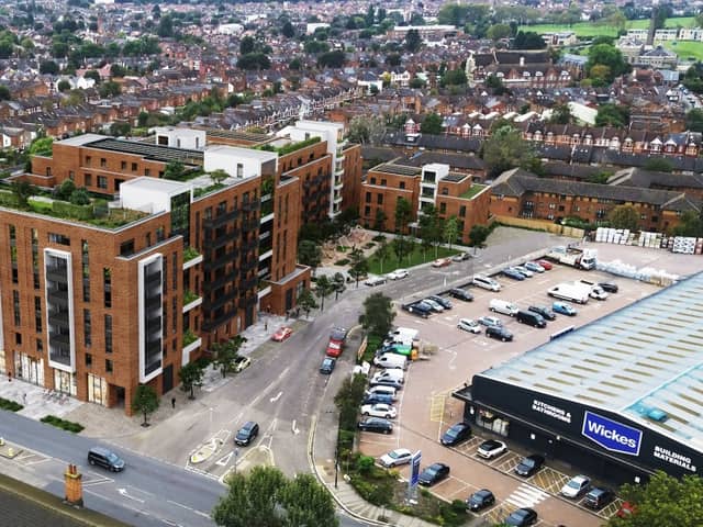 Developers had previously been given consent to built 238 flats on the site