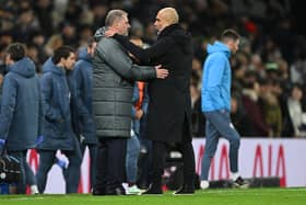 Guardiola is a fan of Tottenham's squad