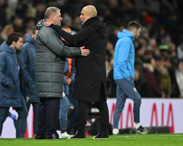 Guardiola is a fan of Tottenham's squad