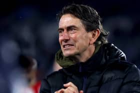 Brentford boss Thomas Frank.  (Photo by Mark Thompson/Getty Images)