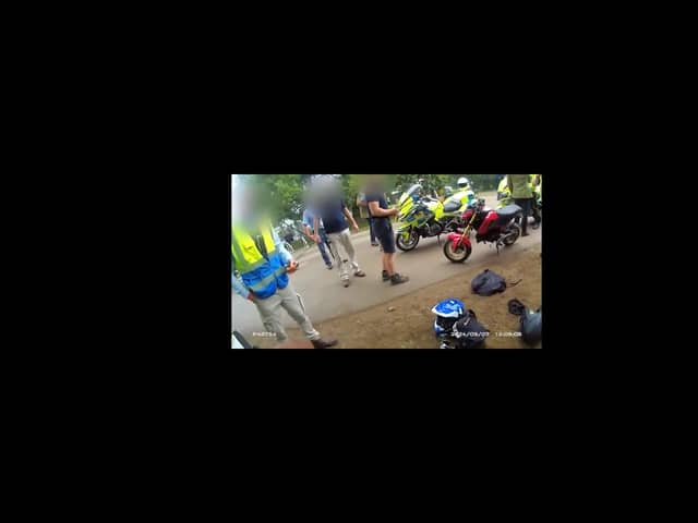 WATCH: Dangerous bikers cause 'carnage' at Horse Trials  