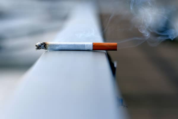 The fire brigade is urging Londoners to stub their cigarettes out properly after a flat fire 