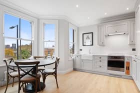 We think this crisp white flat is the perfect blank canvas for a London homeowner 