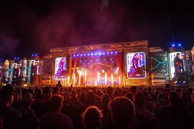 The view of the main stage at Austria's Frequency Festival, with this year's headliners including Post Malone, Chappell Roan and a cheeky Will Smith set.