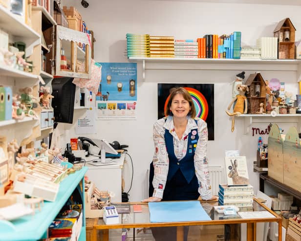 Diane Park who runs Wave of Nostalgia in Haworth says sustainability is at the heart of her business