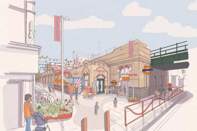 The proposals for Courtenay Place and the derelict railway arches at St James Street station