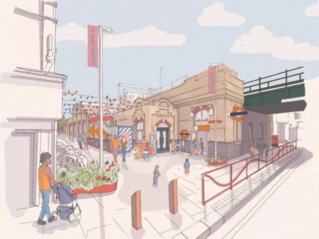 The proposals for Courtenay Place and the derelict railway arches at St James Street station