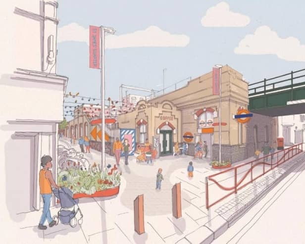 The proposals for Courtenay Place and the derelict railway arches at St James Street station