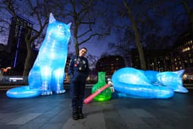 Giant cats have taken over the West End 