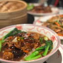 The beef brisket soup was a menu highlight 