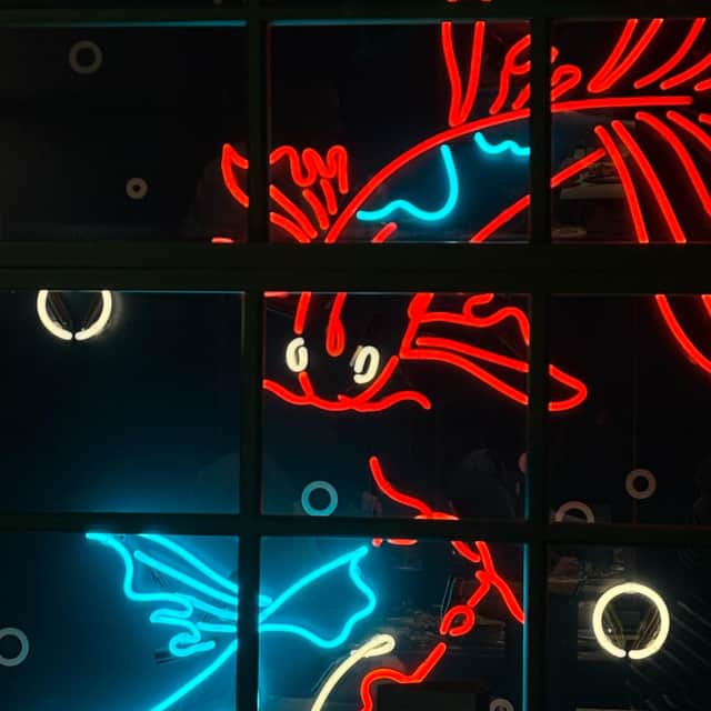 I am completely obsessed with these neon fish lights