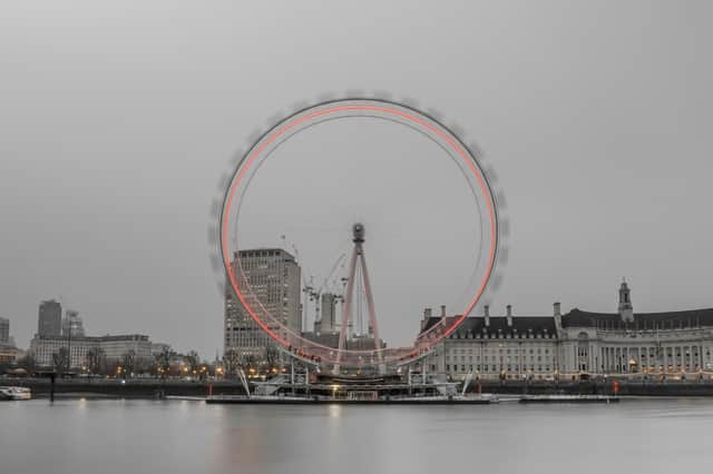 The sunshine has been swapped for frost and mist in London