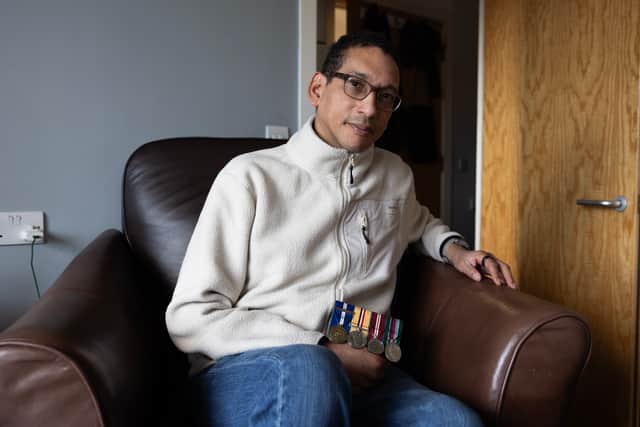 Terry Cyrille, 55, served in Iraq as a combat medic