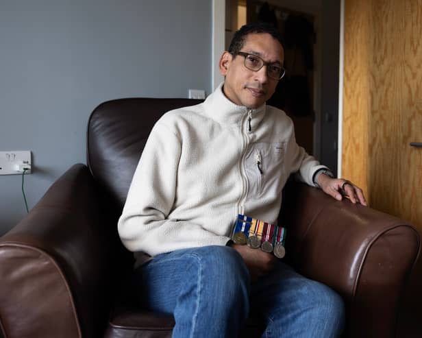 Terry Cyrille, 55, served in Iraq as a combat medic