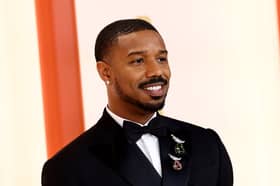 Michael B. Jordan was spotted on Oxford Street 