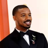 Michael B. Jordan was spotted on Oxford Street 