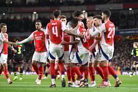 Arsenal are in the Champions League quarter finals.