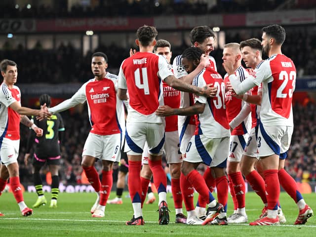 Arsenal are in the Champions League quarter finals.