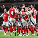 Arsenal are in the Champions League quarter finals.