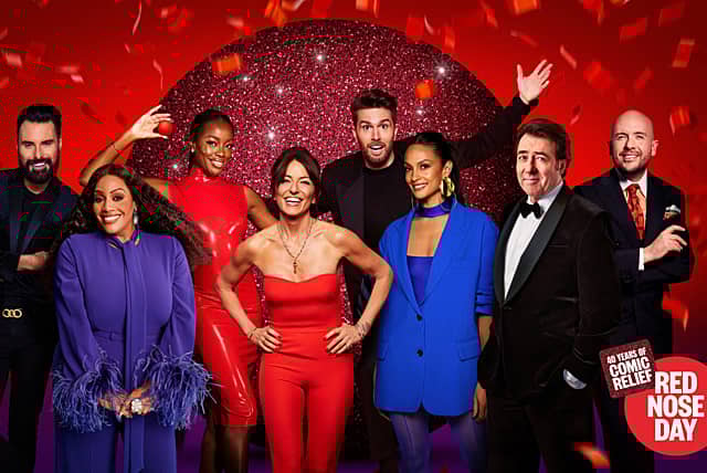 The presenting team for this year's Comic Relief.
