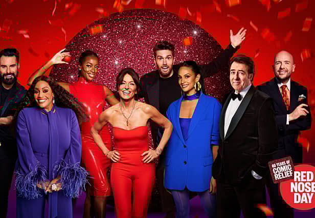 The presenting team for this year's Comic Relief.
