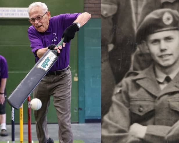 Mike Fisher, 91, is still playing cricket.