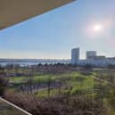 This apartment comes with an enormous balcony with gorgeous views of the River Thames 