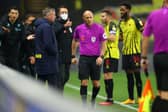 Andy Davies was the centre of attention as Stoke City lost to Watford in 2020.
