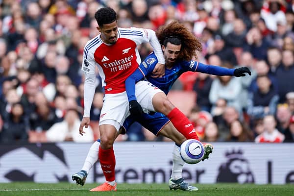 Cucurella had a nervous moment against the Gunners
