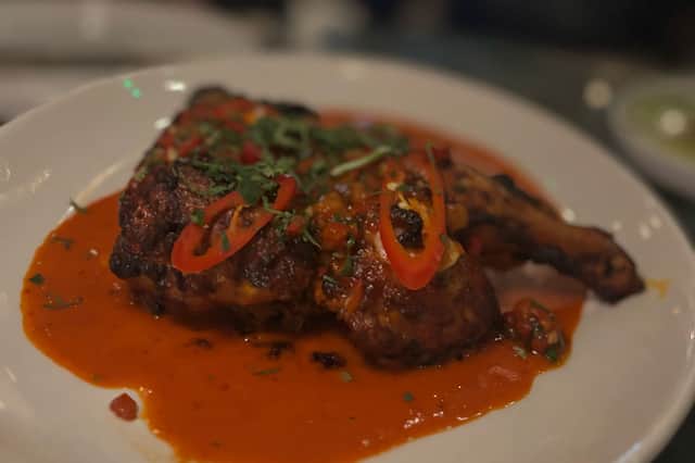 Smoky and spicy spatchcock chicken