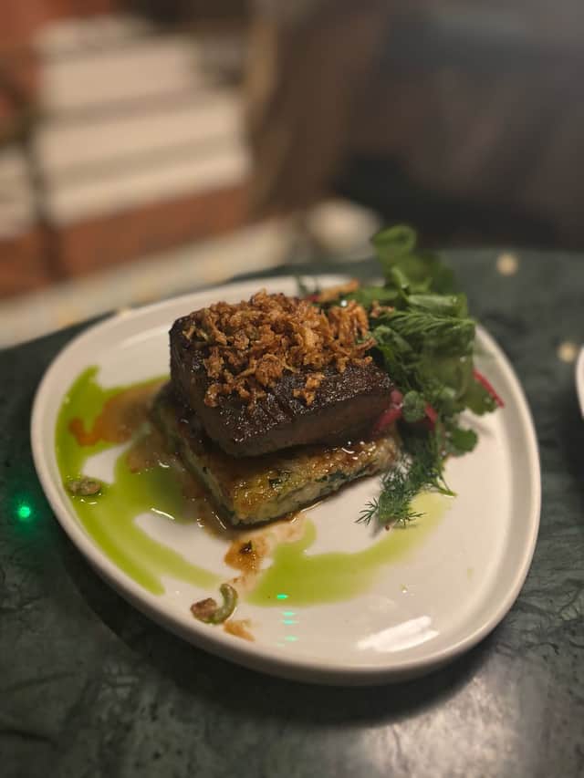 The short rib was exceptional